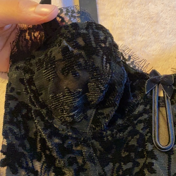 Free People Velvet Bralette - Black - Picture 3 of 6